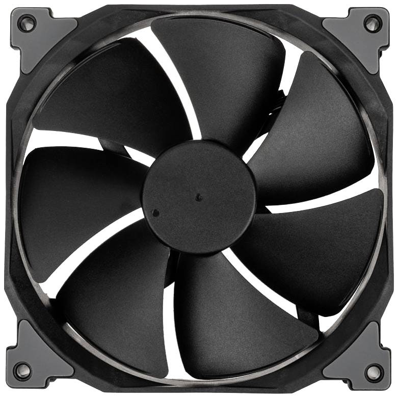 Phanteks PH-F140MP V2 PC-Gehäuse-Lüfter Schwarz (B x H x T) 140 x 140 x 25 mm