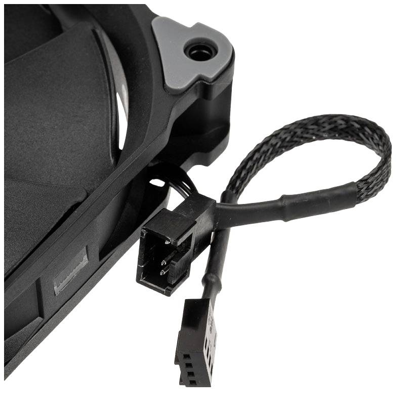 Phanteks PH-F140MP V2 PC-Gehäuse-Lüfter Schwarz (B x H x T) 140 x 140 x 25 mm