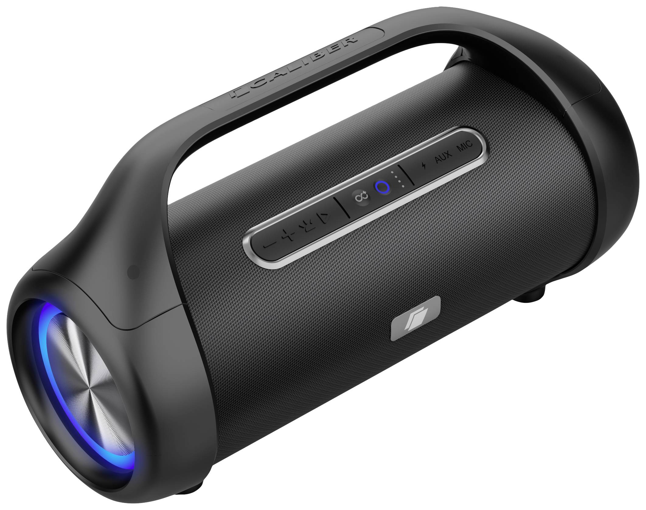 Caliber Statement Bluetooth® Lautsprecher AUX, spritzwassergeschützt, tragbar, USB Schwarz