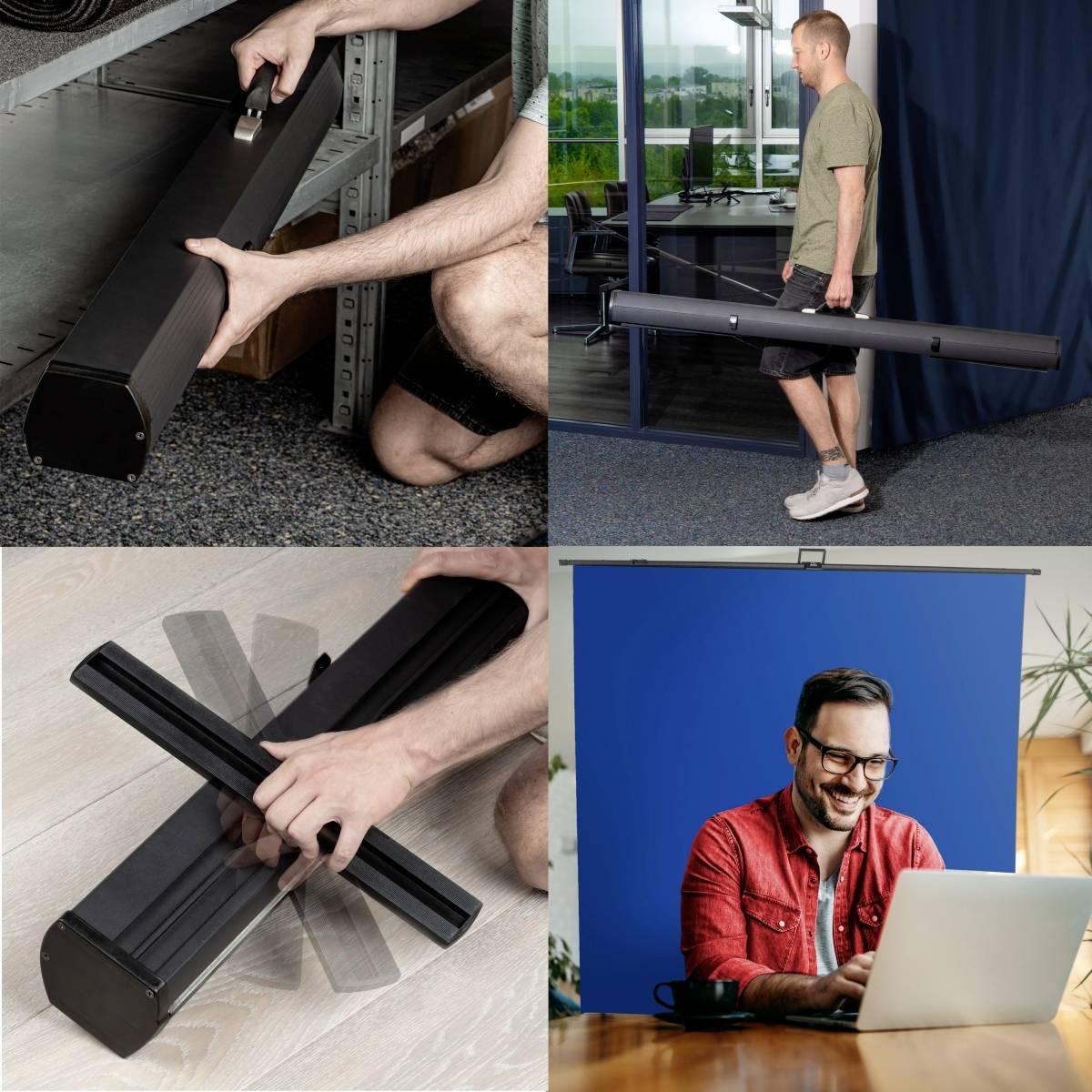 Walimex Hintergrundrolle (L x B x H) 125 x 1570 x 140 mm Blau