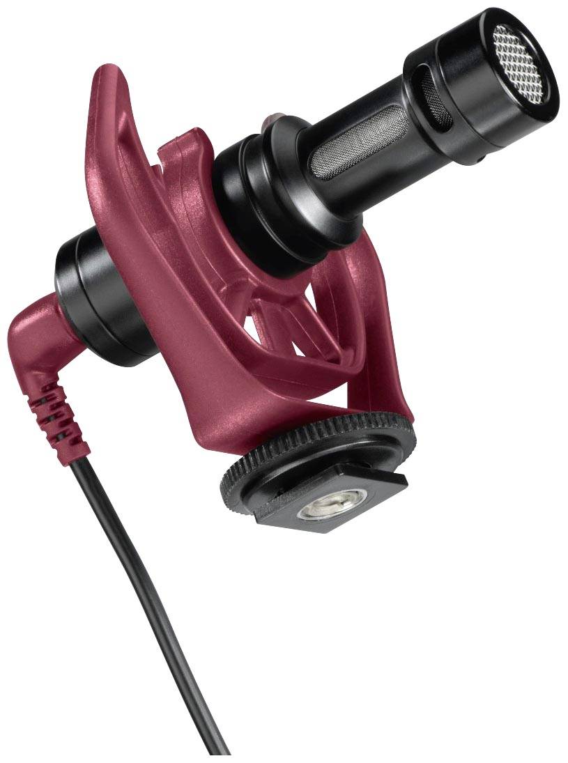 Hama RMN Uni Ansteck Kamera-Mikrofon Übertragungsart (Details):Kabelgebunden inkl. Kabel Microfon TRRS (3.5 mm) Kabelgebunden