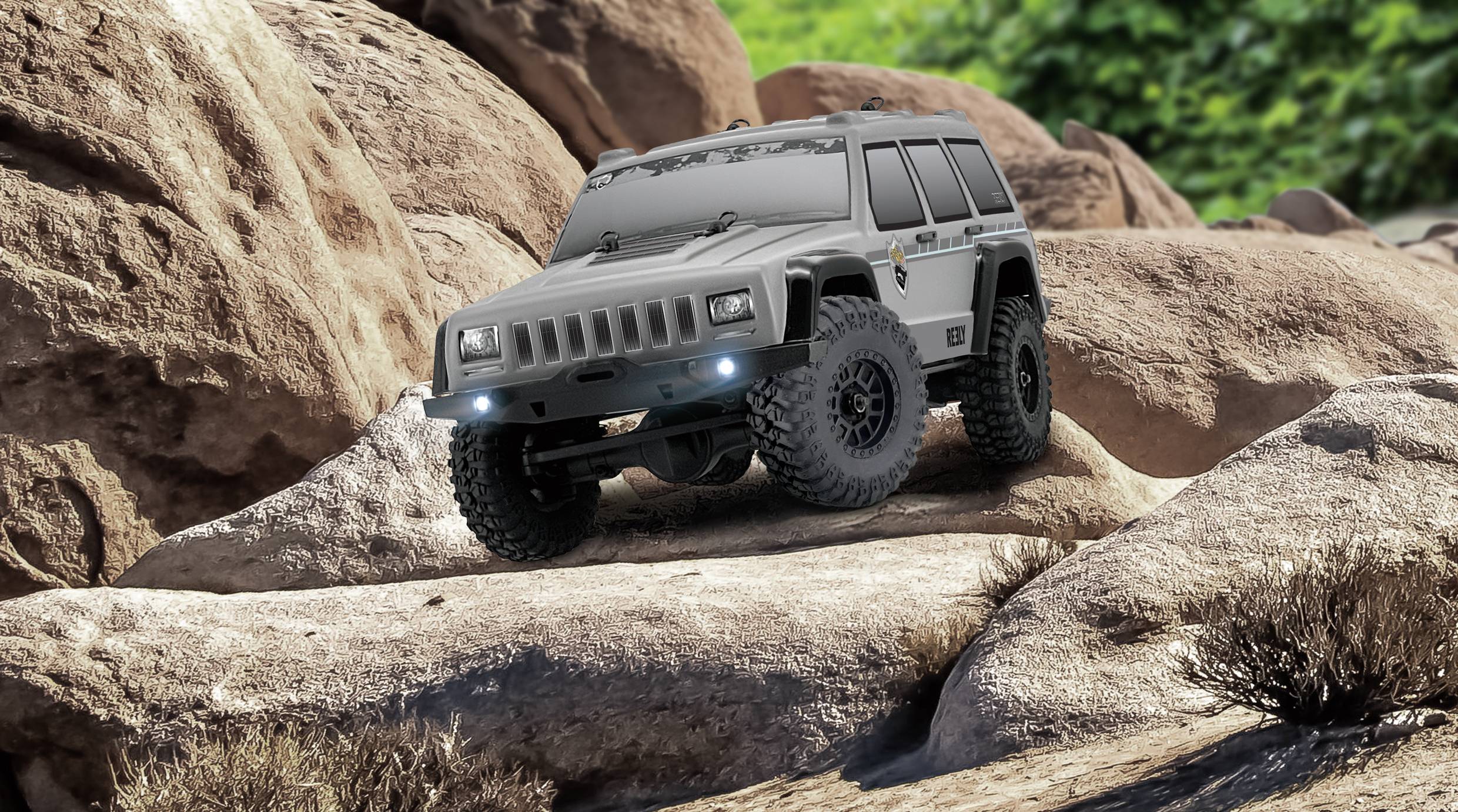 Reely Mini Freemen Brushed 1:16 RC Einsteiger Modellauto Elektro Crawler Allradantrieb (4WD) 100% RtR 2,4GHz inkl. Akku