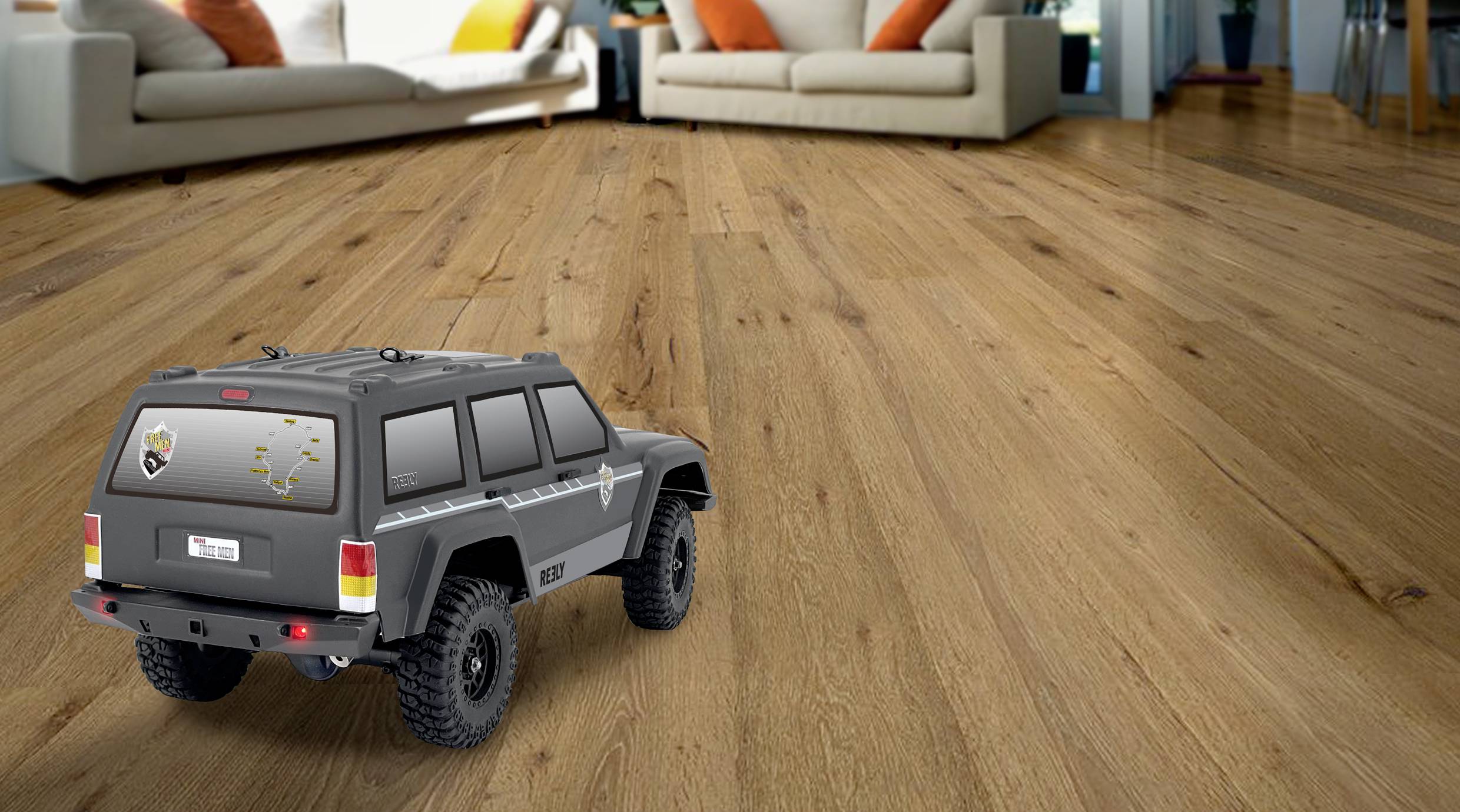 Reely Mini Freemen Brushed 1:16 RC Einsteiger Modellauto Elektro Crawler Allradantrieb (4WD) 100% R