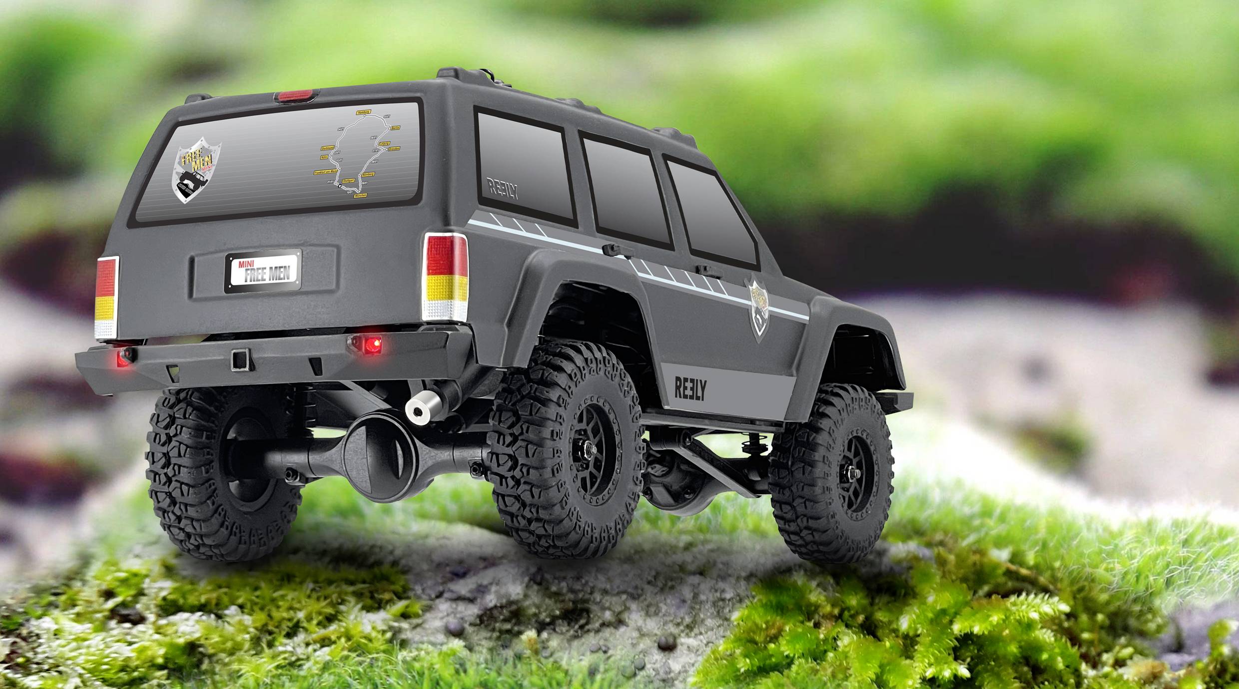 Reely Mini Freemen Brushed 1:16 RC Einsteiger Modellauto Elektro Crawler Allradantrieb (4WD) 100% R