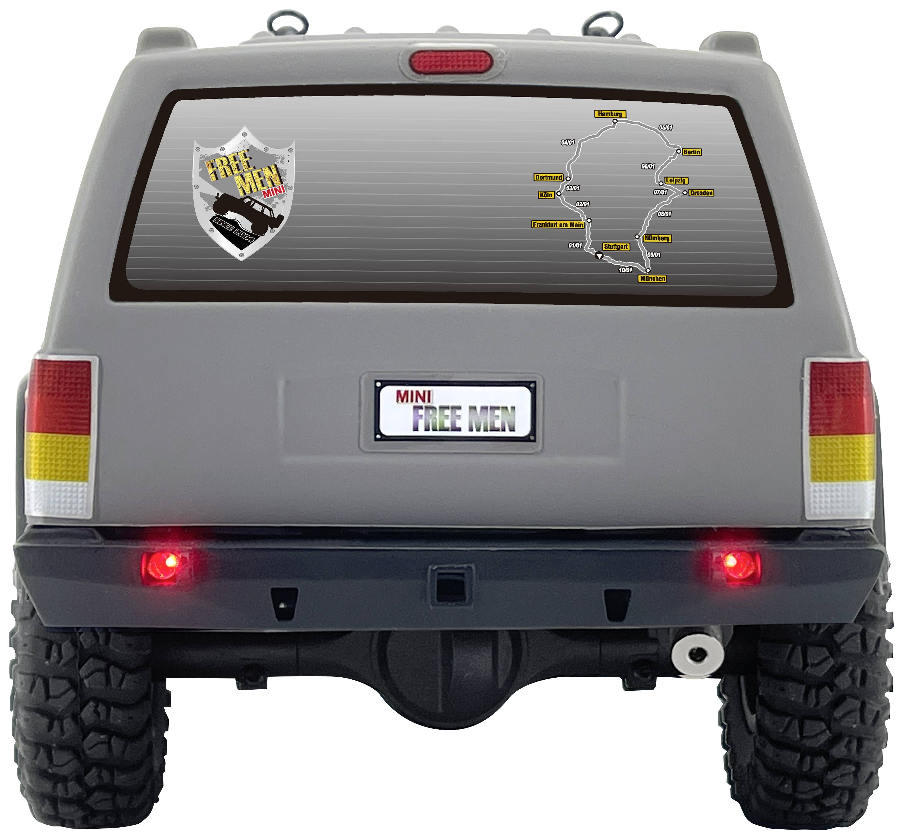 Reely Mini Freemen Brushed 1:16 RC Einsteiger Modellauto Elektro Crawler Allradantrieb (4WD) 100% R