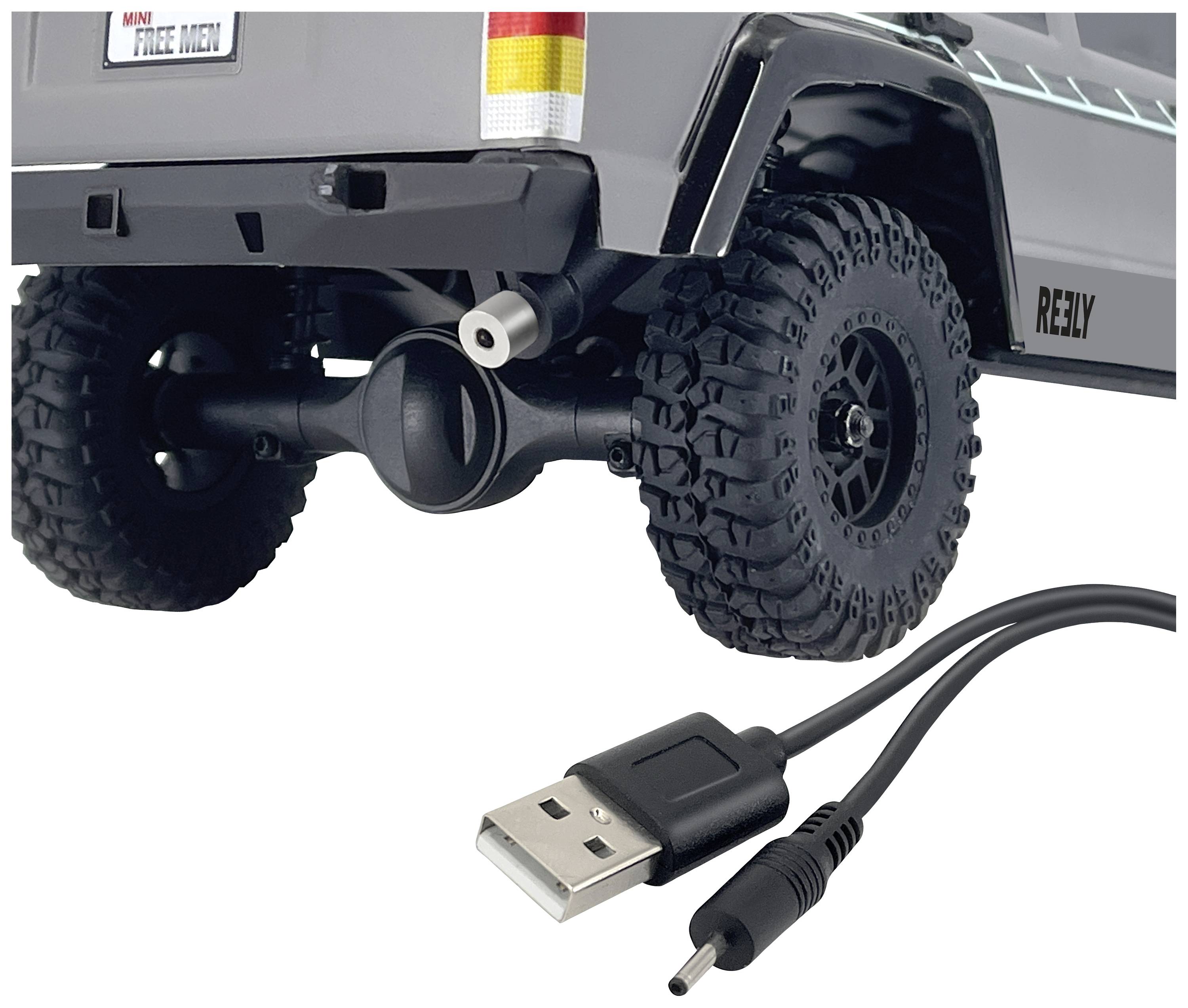 Reely Mini Freemen Brushed 1:16 RC Einsteiger Modellauto Elektro Crawler Allradantrieb (4WD) 100% R