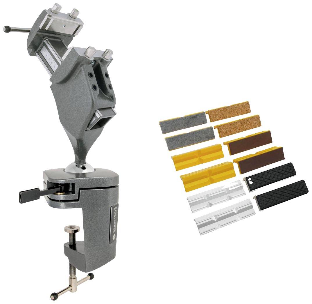 Bernstein Tools for Electronics Schraubstock 9-290-SET1 Backenbreite: 100 mm Spann-Weite (max.): 10