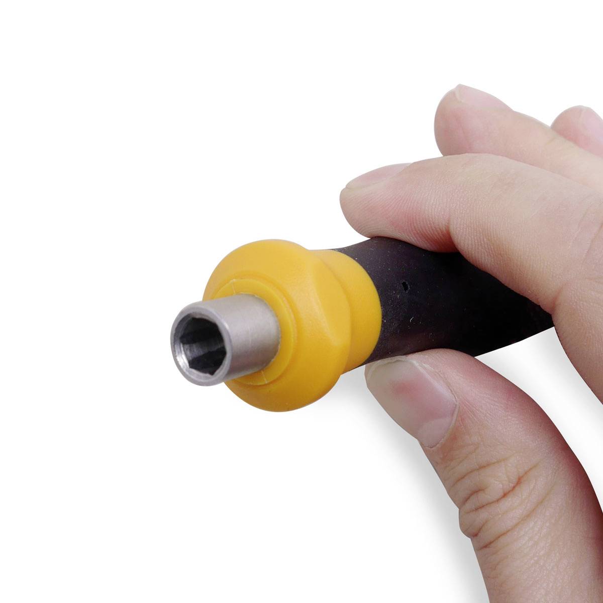 Bernstein Tools 4-107 Schraubendrehergriff mit 1/4 Zoll Bitmagnethalteraufnahme 120mm 1/4"