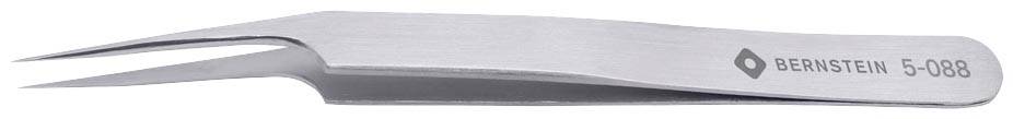 Bernstein Tools for Electronics 5-088 Positionierpinzette 5a Flach-rund, fein 115mm