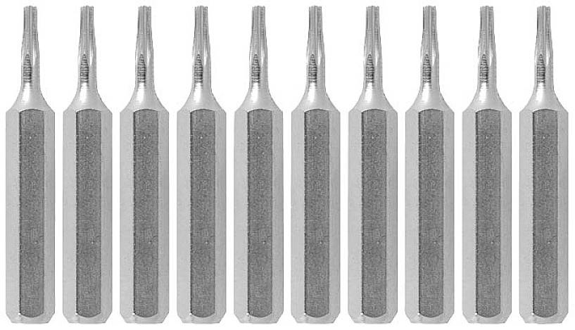 Bernstein Tools for Electronics 6-340-T5 Torx-Bit Qualitätsstahl sandgestrahlt, vernickelt 10 St.