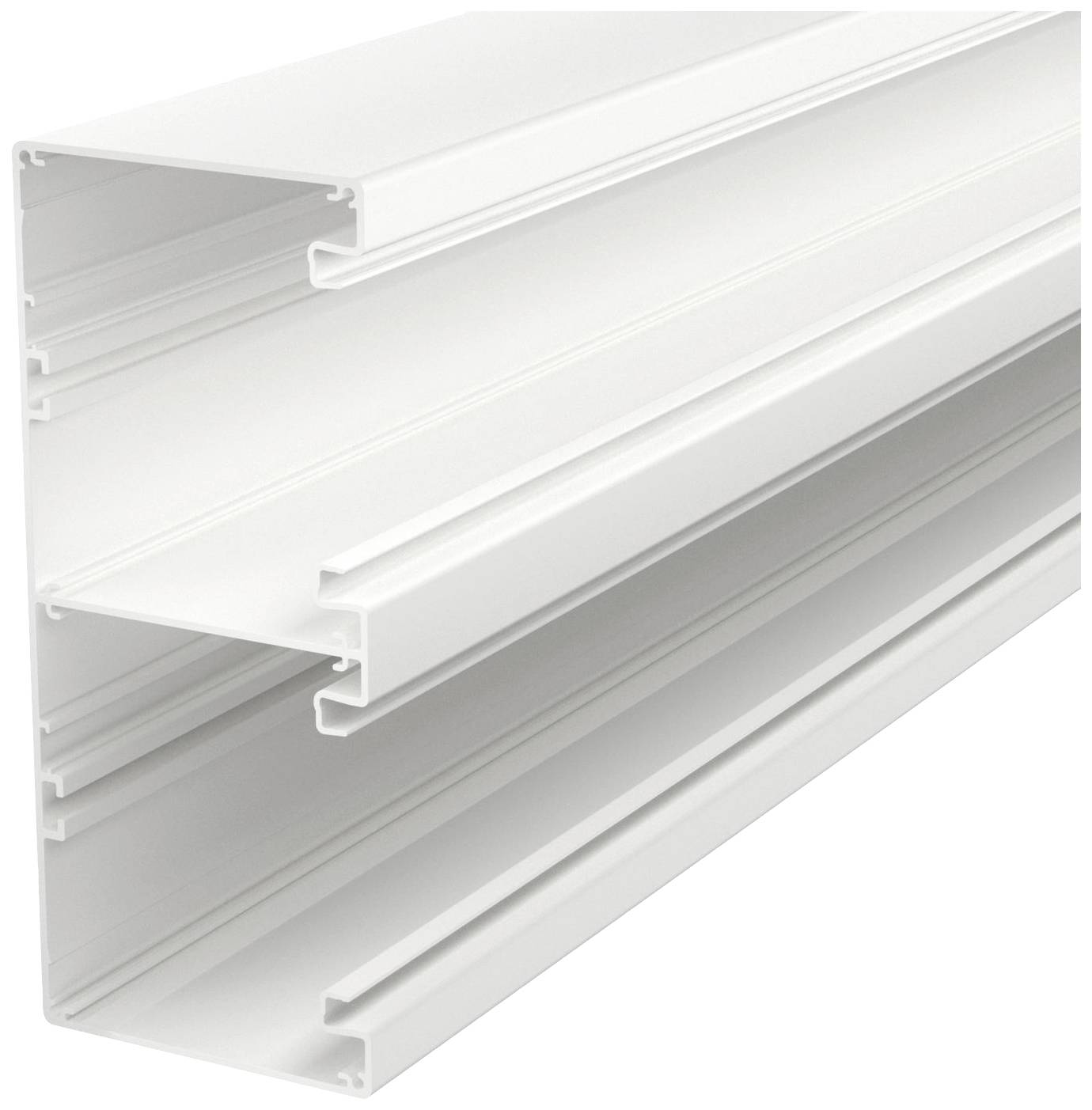 OBO Bettermann 6279600 Brüstungskanal (L x B) 2000mm x 210mm 1 St. Weiß