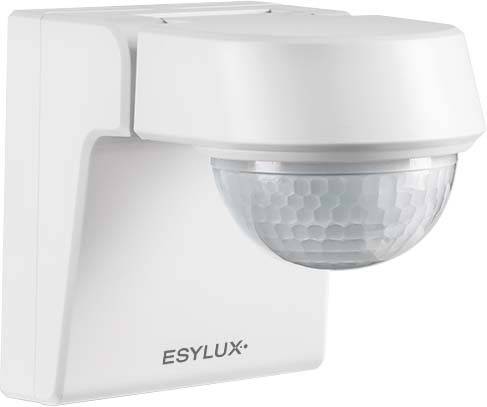 ESYLUX EM10025372 Decke, Wand, Aufputz Bewegungsmelder 230° Weiß IP55, IK07