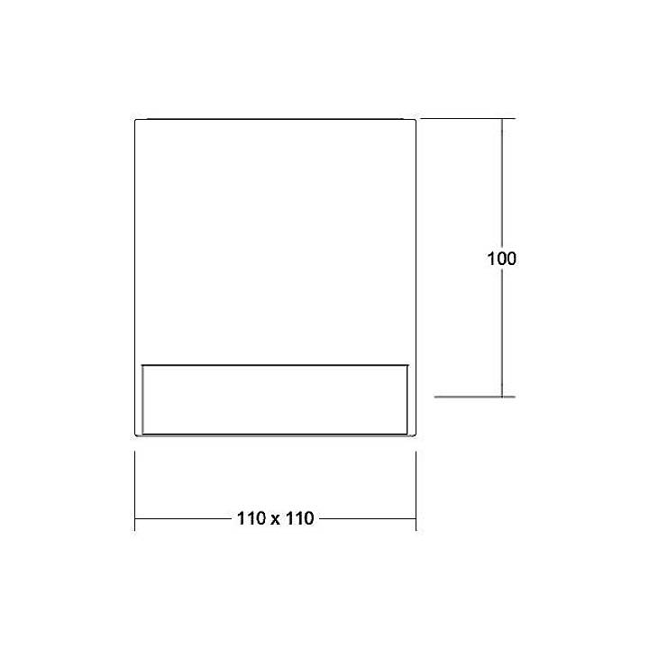 Brumberg 60116103 60116103 LED-Deckenleuchte LED 21W Grau