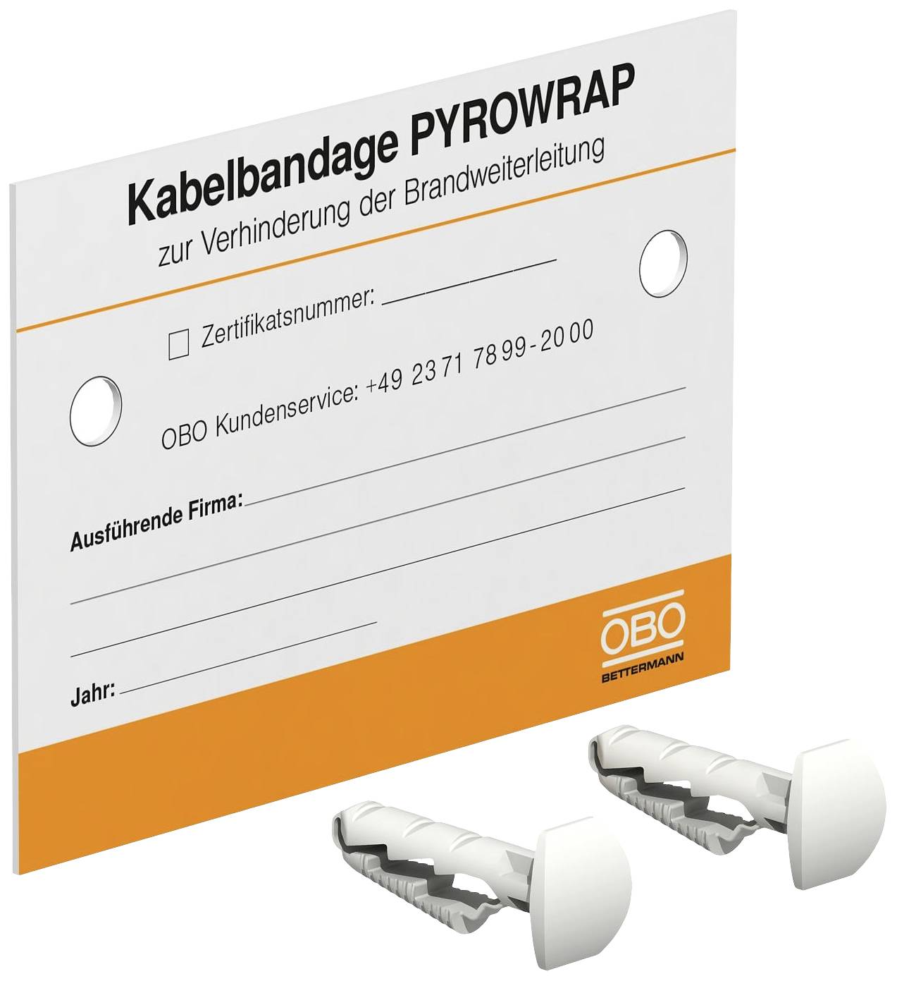 OBO Bettermann 7203140 KS-FSB DE Gerätemarkierung 1St.