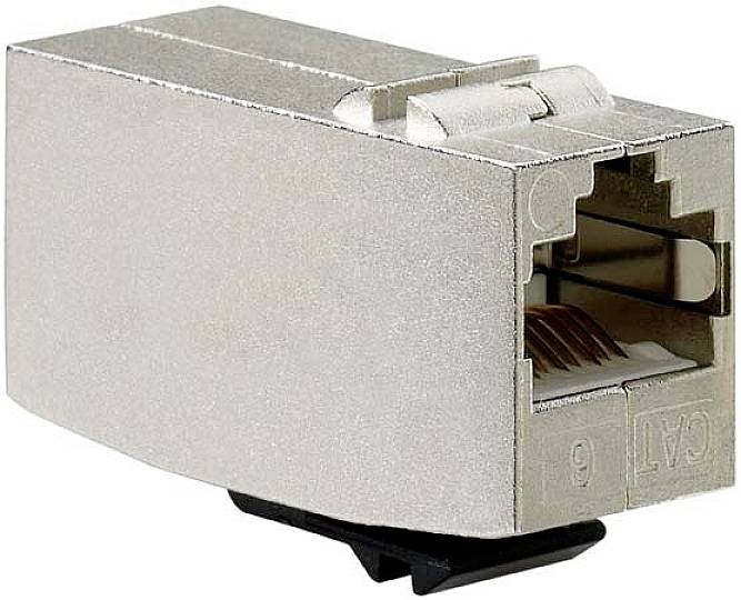 Rutenbeck RJ45-Kupplung Netzwerk Adapter CAT 6 [1x RJ45-Buchse - 1x RJ45-Buchse]