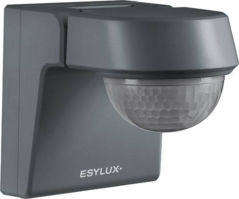 ESYLUX EM10025389 Decke, Wand, Aufputz Bewegungsmelder 230° Grau IP55, IK07