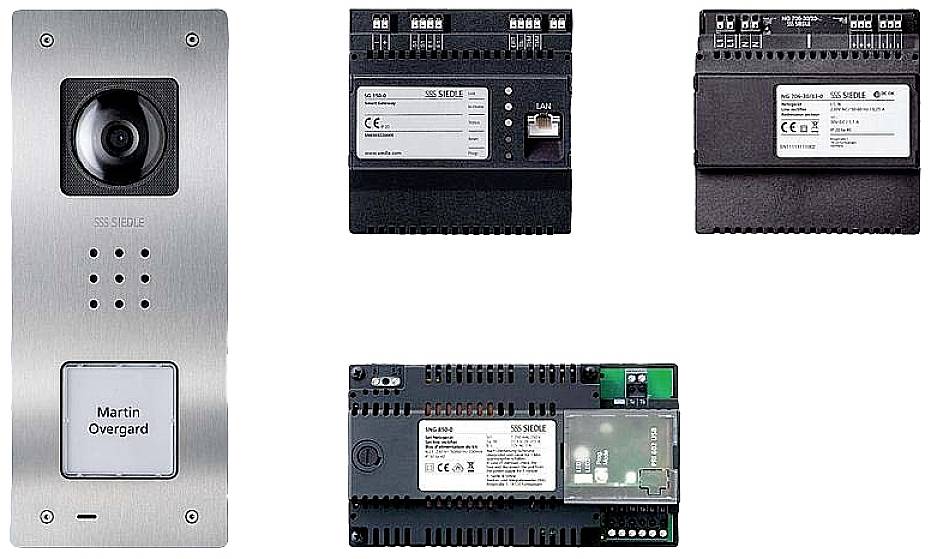 Siedle SET CVUSG 850-1-01 Türsprechanlage Silber