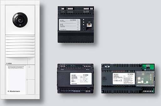 Siedle SET VVSG 850-1 W Türsprechanlage Silber