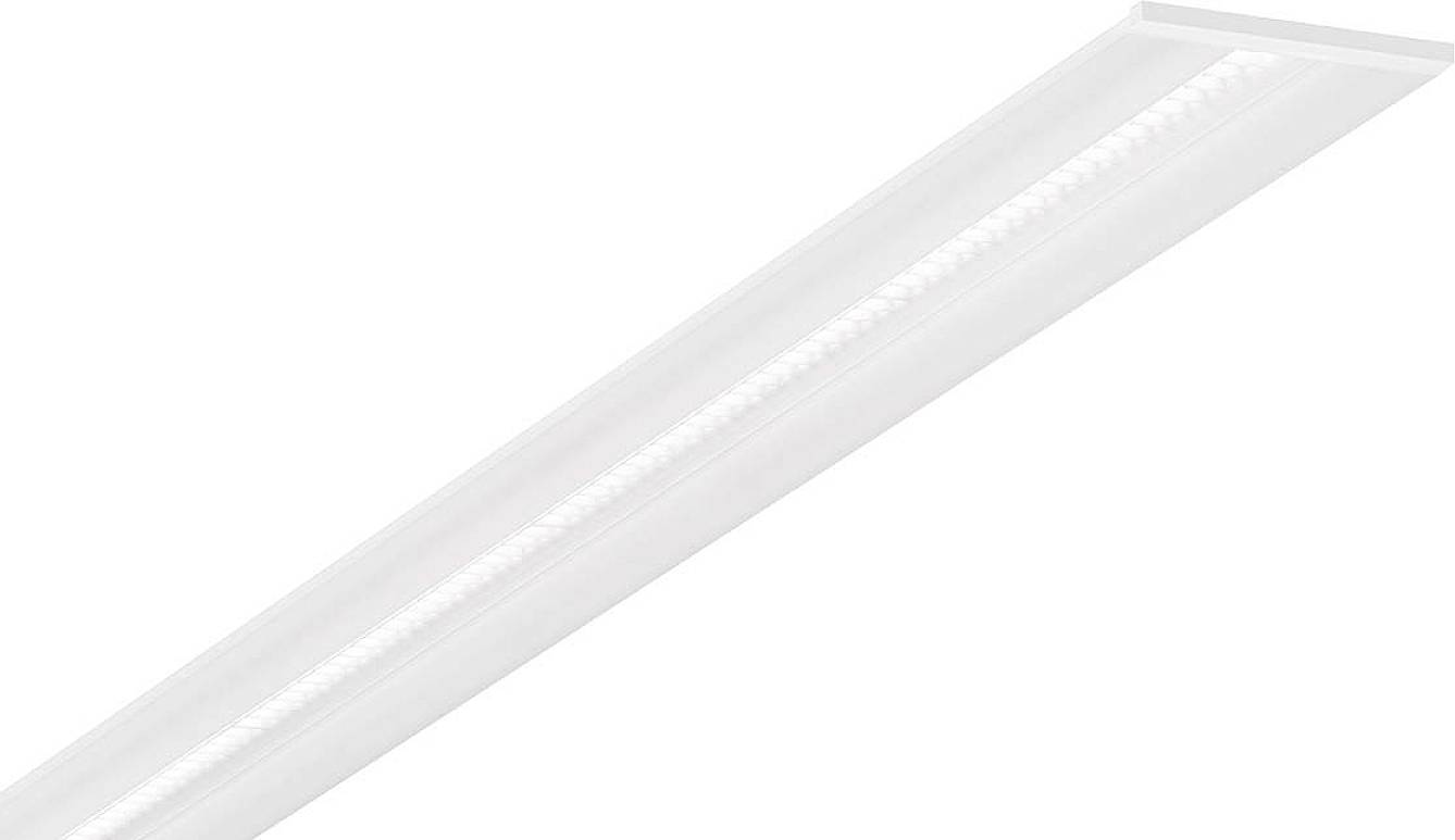 Ein rechteckiges LED-Deckenlicht in neutralem weißen Design zeigt moderne Beleuchtungslösung für Innenräume.