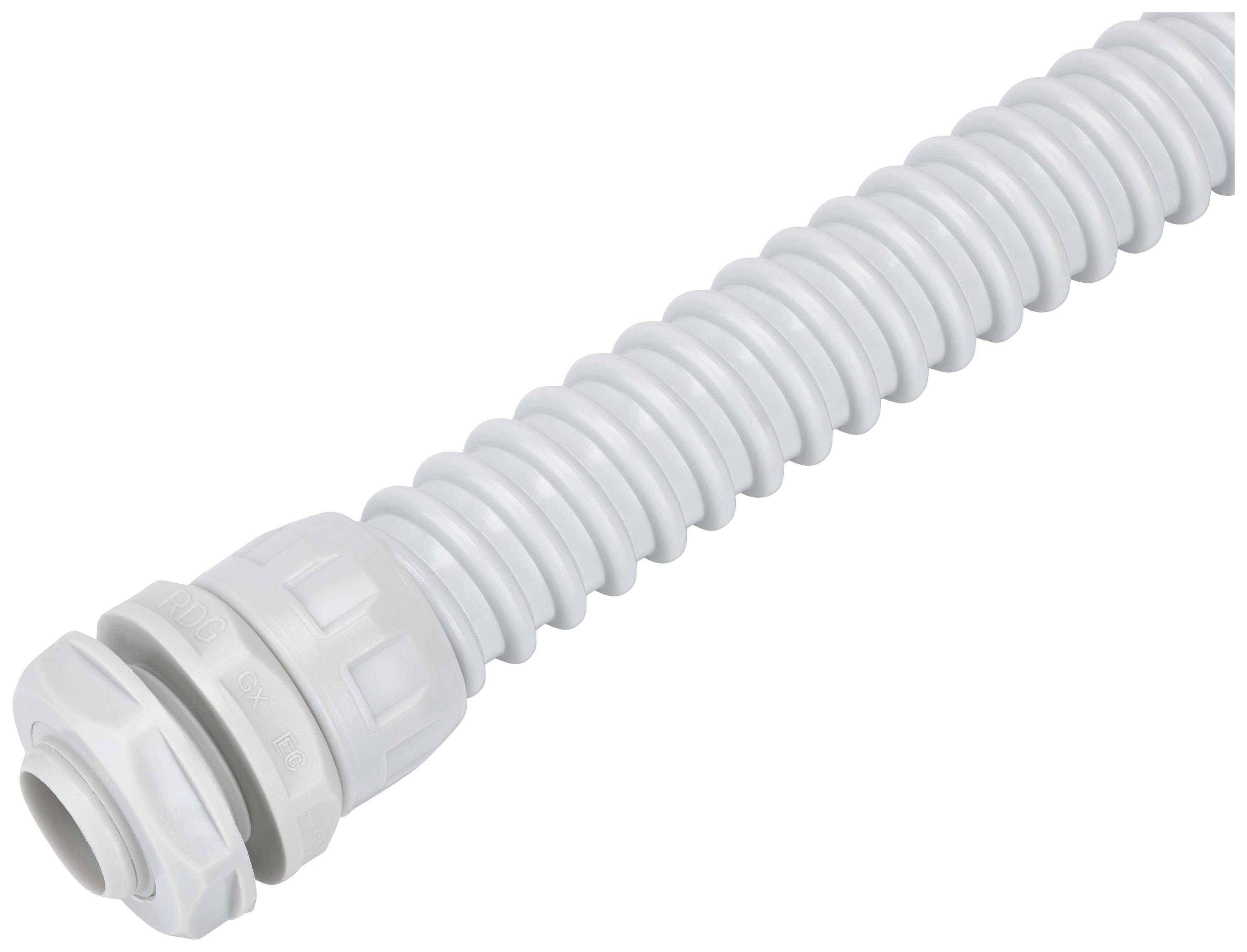 Fränkische Rohrwerke 4871501210 TCXG-12.30 Spiralschlauch 12mm (max) Grau 30m