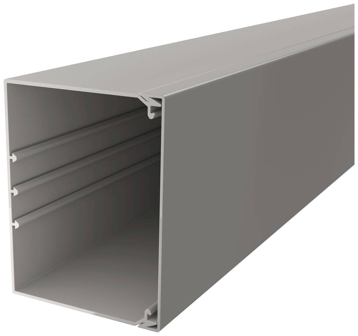 OBO Bettermann 6026281 Kabelkanal Kabelhalterung (L x B x H) 2000 x 130 x 100mm 4 St. Grau