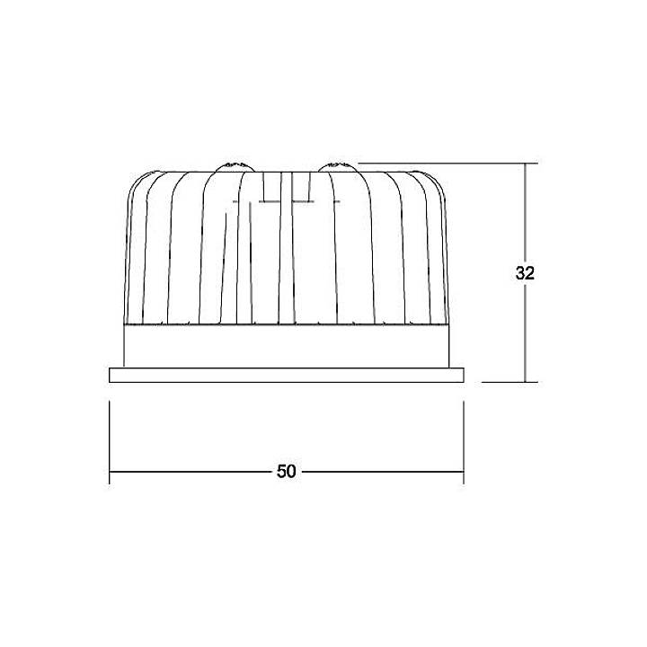 Brumberg 12923383 LED (Ø) 50 mm 1 St.