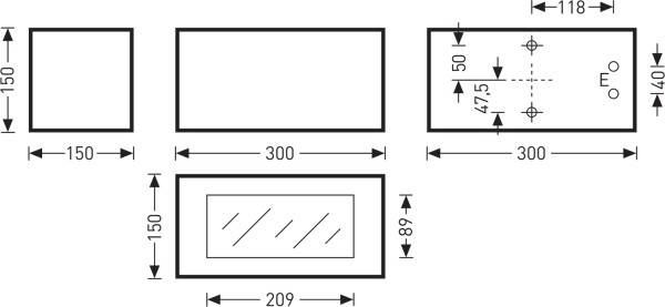 Trilux SkeoRW2GTSE #6966540 6966540 LED-Wandleuchte 19W LED Anthrazit