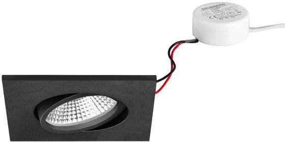Brumberg 40488183 40488183 LED-Einbauleuchte LED 7W Schwarz