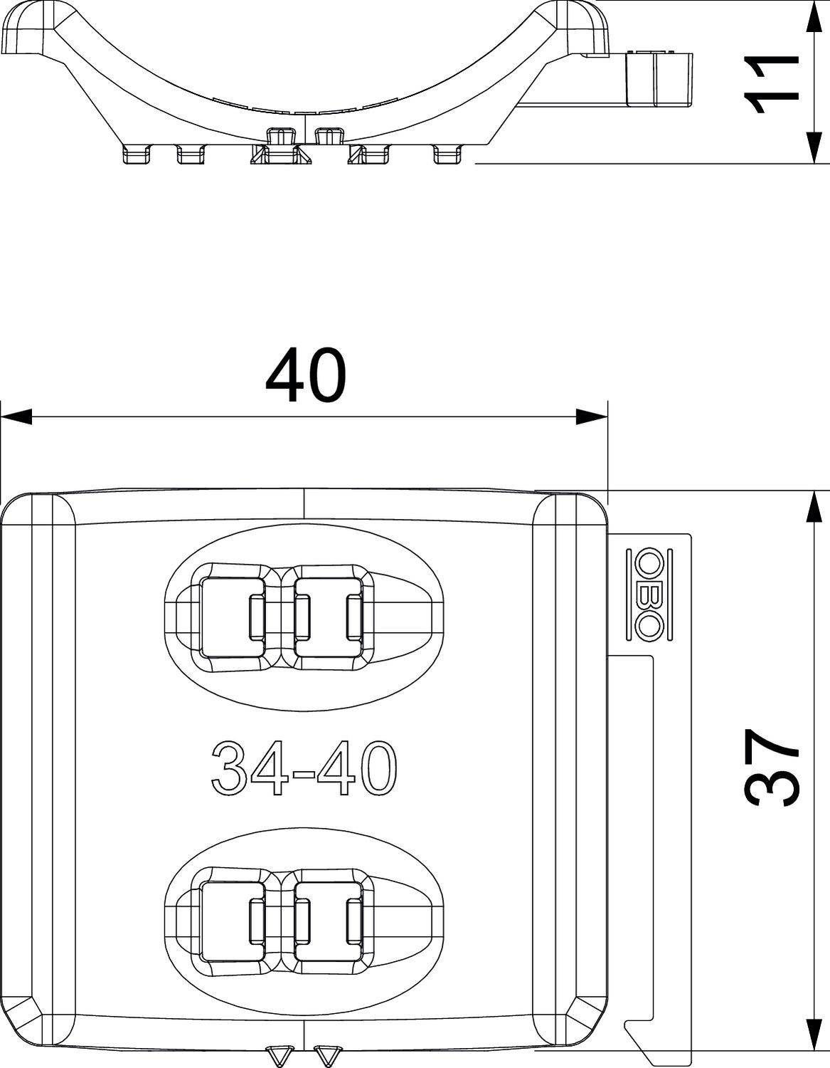 OBO Bettermann 1198040 Gegenwanne 1 St.