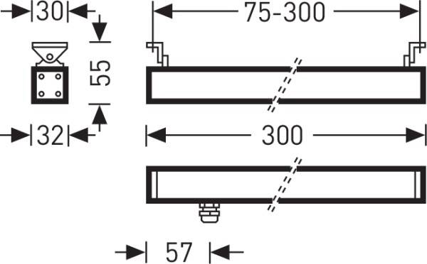 Trilux 6969950 AltigoG230 #6969950 LED-Deckenleuchte LED 9W Anthrazit
