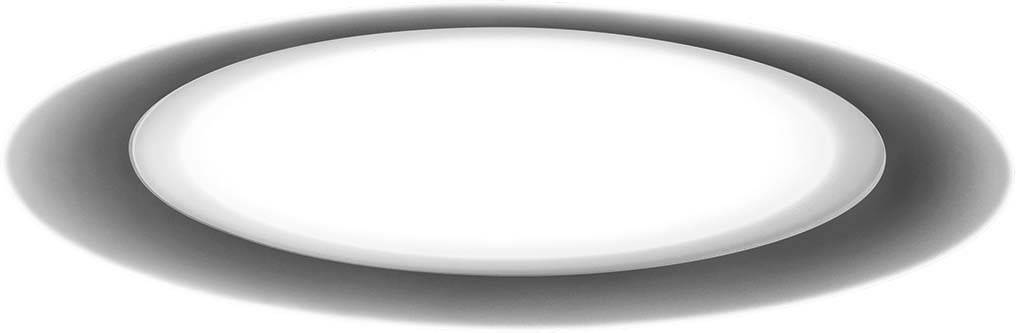 Ein leerer weißer Teller auf weißem Hintergrund.