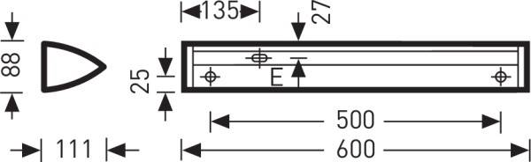 Trilux 6689640 6651 C-S #6689640 LED-Deckenleuchte LED 11W Chrom