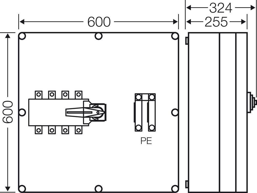Hensel Mi 7882 Lasttrennschalter 1 St. Schaltspannung (max.): 500 V/AC