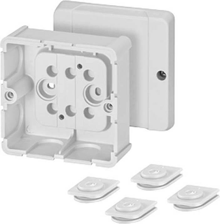 Hensel 6000037 Abzweigdose (L x B x H) 88 x 88 x 50 mm Grau IP54 1 St.