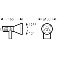 Trilux Faciella 08 #6493940 6493940 LED-Wandstrahler LED ohne 6W Anthrazit Trilux Faciella 08 #6493940 6493940 LED-Wandstrahler LED ohne 6W Anthrazit