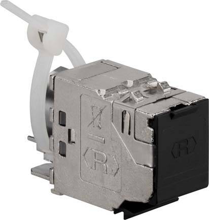 Rutenbeck UM-Cat.6A iso 25/10G RJ45-Einbaumodul 1St.