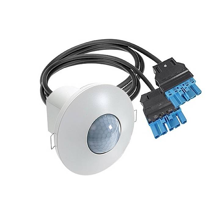 ESYLUX EP10424847 Unterputz Decken-Präsenzmelder 106°, 360° Weiß IP20