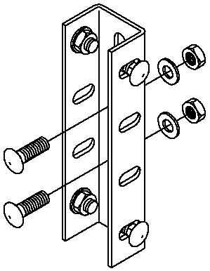 OBO Bettermann 6479387 U-Stiel-Verbinder 10St.