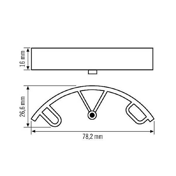 ESYLUX EB10423130 Befestigung Weiß
