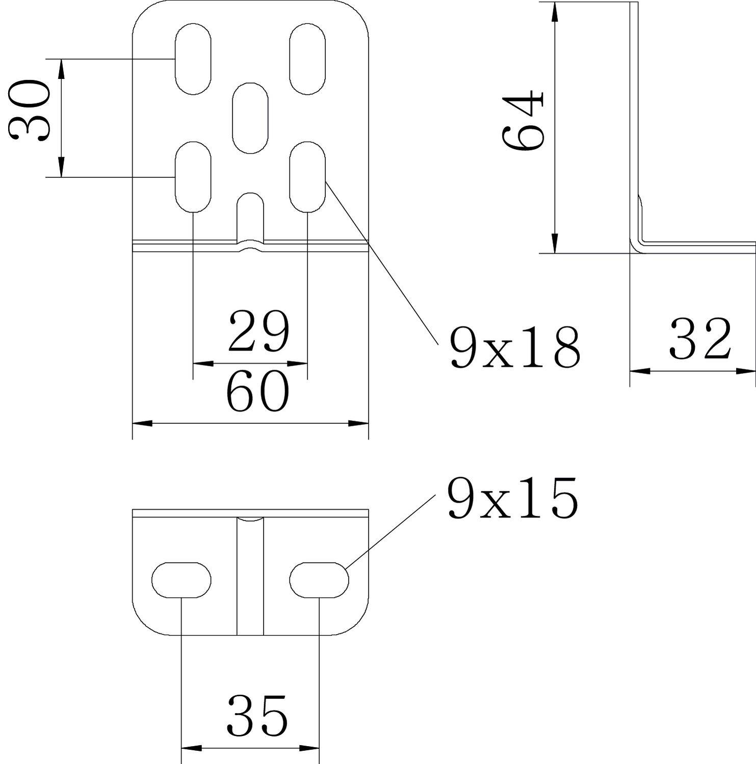 OBO Bettermann 6019680 Befestigungswinkel 10St.