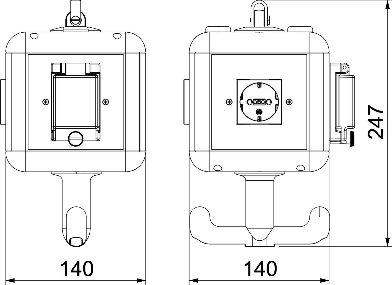 OBO Bettermann 6109780 Versorgungseinheit IP20 Schwarz