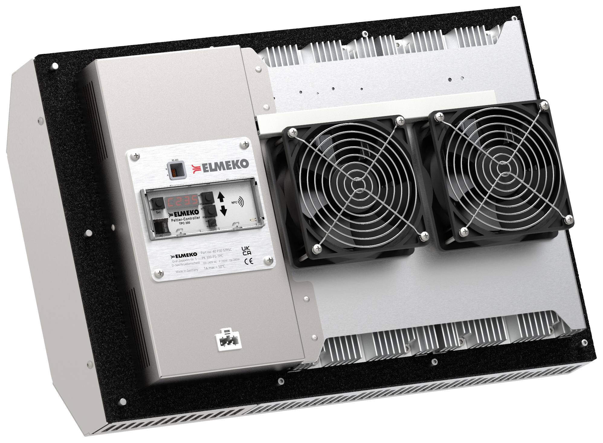 Elmeko PK 300-PS-TPC, 100-240V AC, 280W Kühlgerät 390W (B x H x T) 480 x 330 x 190mm 1St.