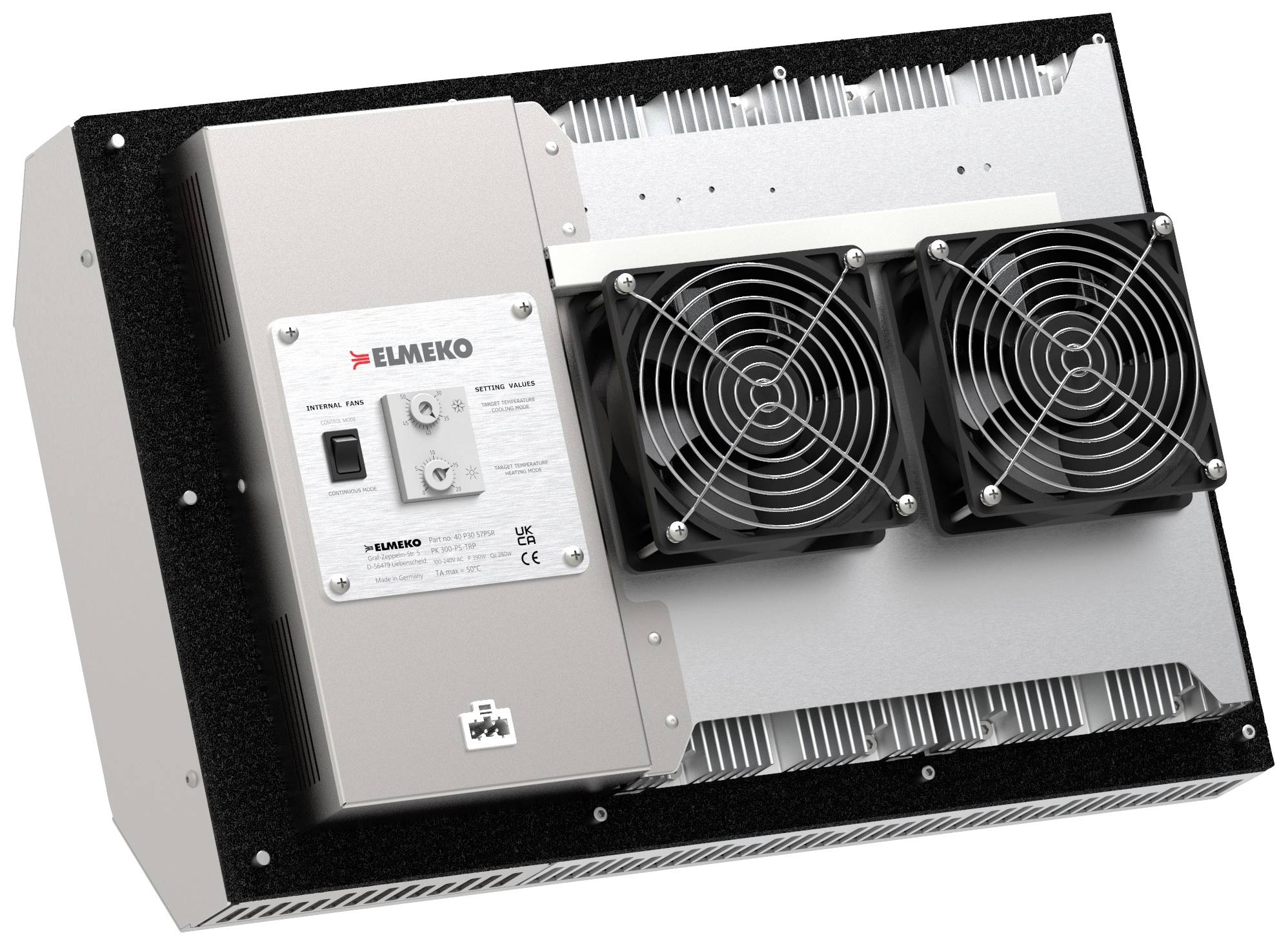 Elmeko PK 300-PS-TRP, 100-240V AC, 280W Kühlgerät 390W (B x H x T) 480 x 330 x 190mm 1St.