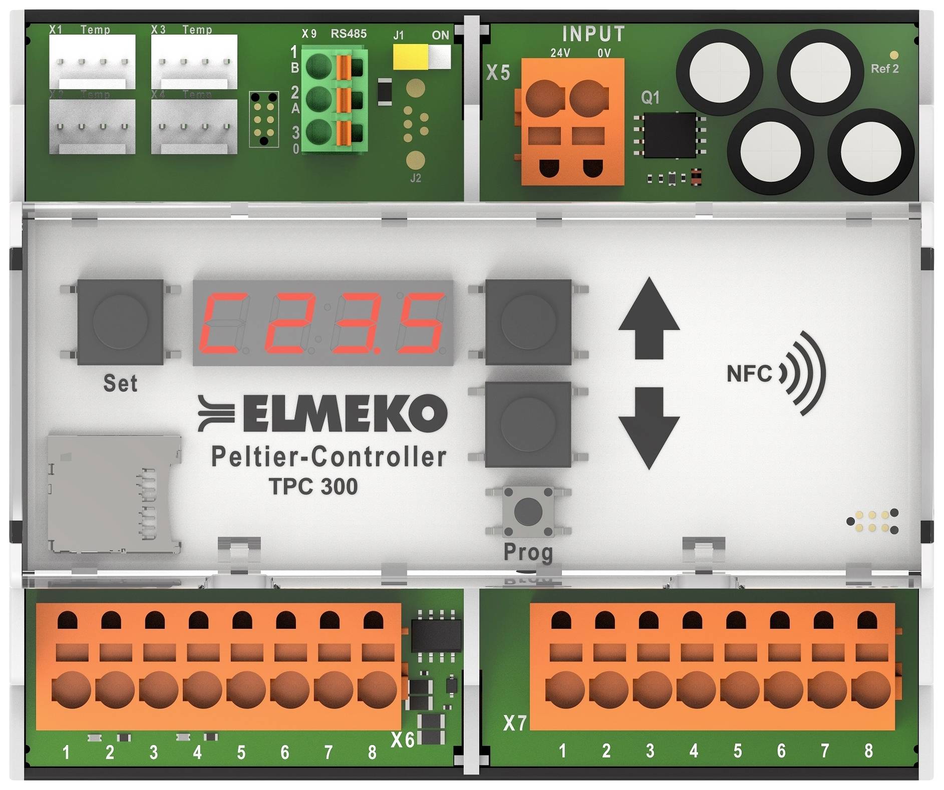 Elmeko TPC 300, 24V DC, 20A Steuereinheit 24 V/DC (B x H x T) 108 x 90 x 61mm 1St.