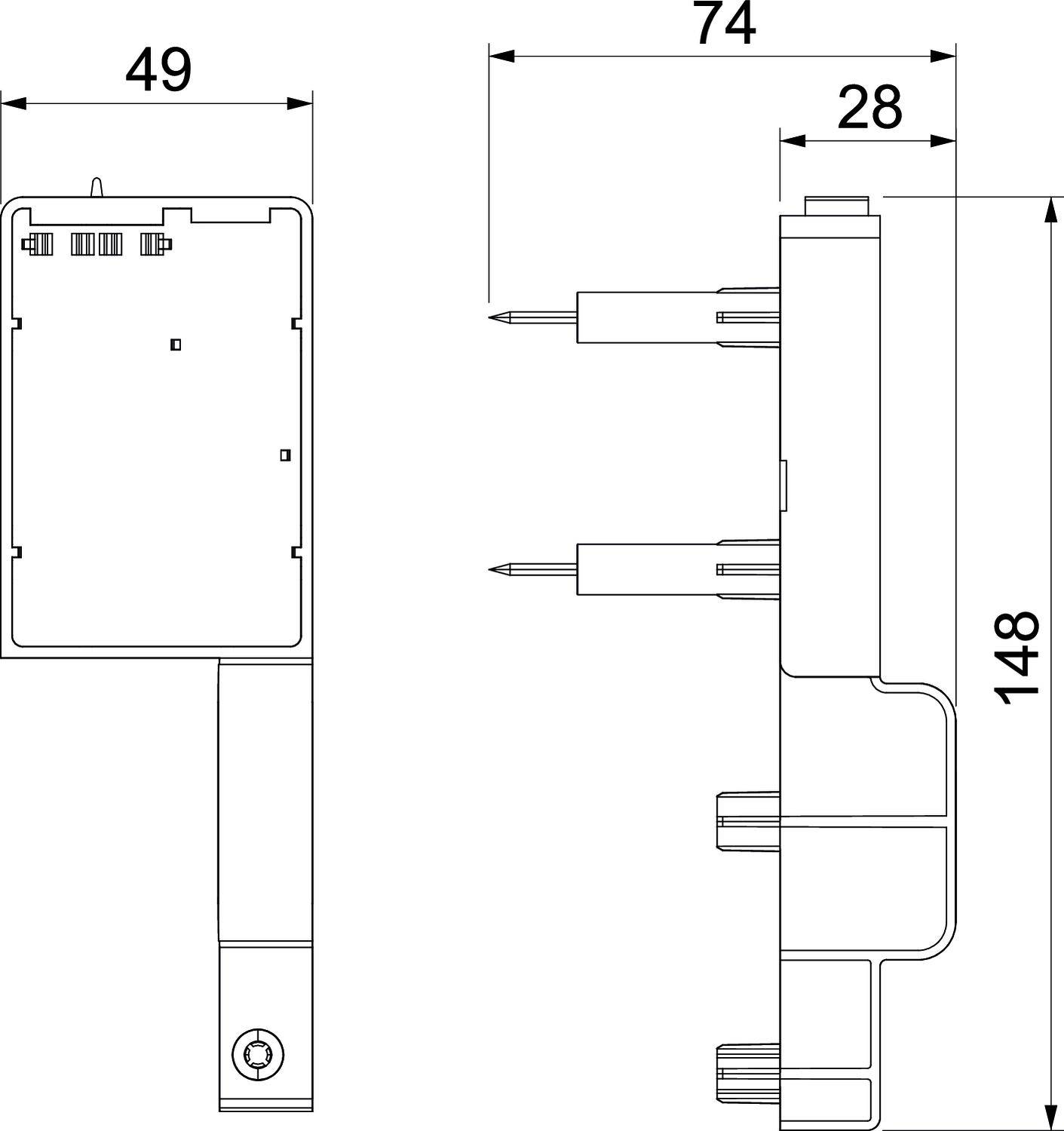OBO Bettermann 5096900 MCF-NAR-SMG Spannungsabgriff 1St.