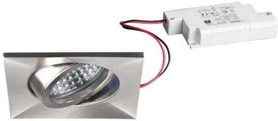 Brumberg 39327153 39327153 LED-Einbauleuchte LED 6 W Nickel