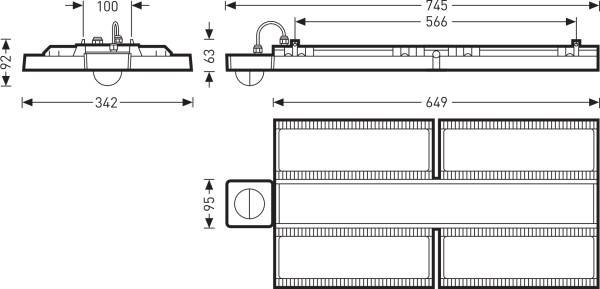 Trilux Mirona Fit #6978651 6978651 LED-Hallenstrahler LED ohne 157W Weiß