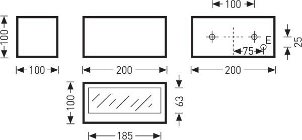 Trilux SkeoRW1GTAB #6966040 6966040 LED-Wandleuchte 23W LED Anthrazit