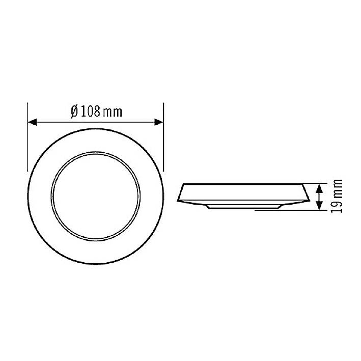 ESYLUX EP00007491 Abdeckung Schwarz