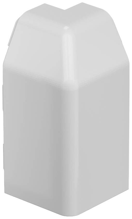 Weiße, zylinderförmige Verpackung mit abgeschrägtem Oberteil, erinnert an eine Milch- oder Saftkartonform.